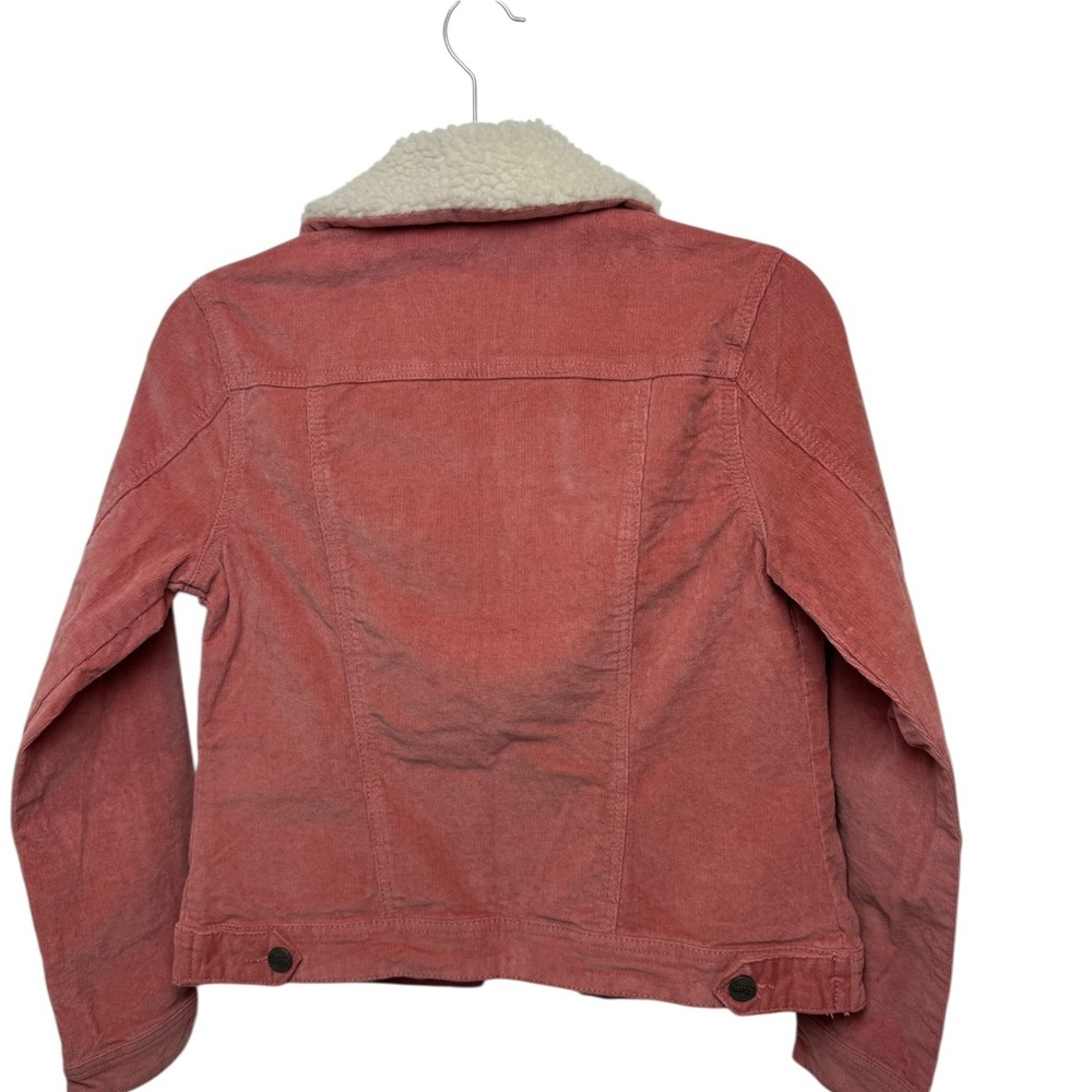 Nanette Lepore Pink and Cream Sherpa Light Corduroy Jacket size M - Picture 2 of 8